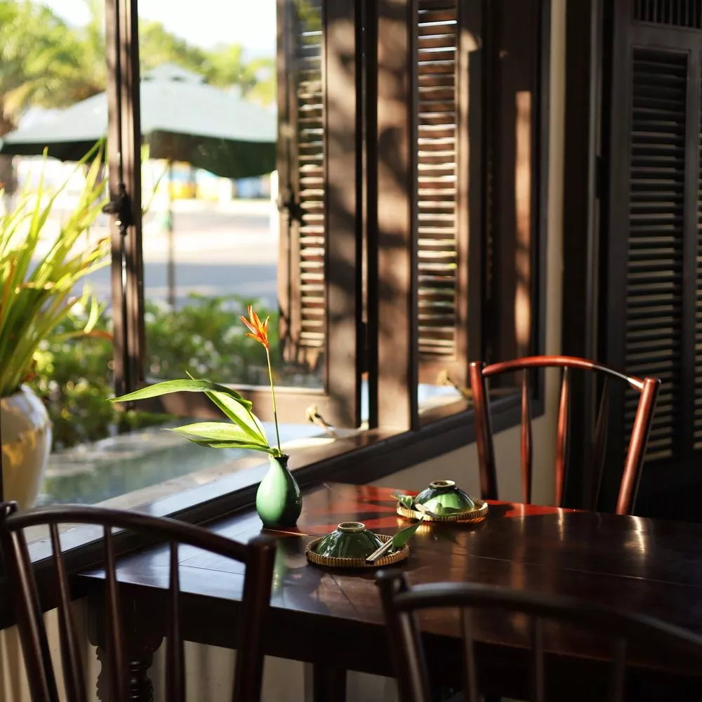 Madame Lan Vietnamese restaurant interior Da Nang — Han River dining institution