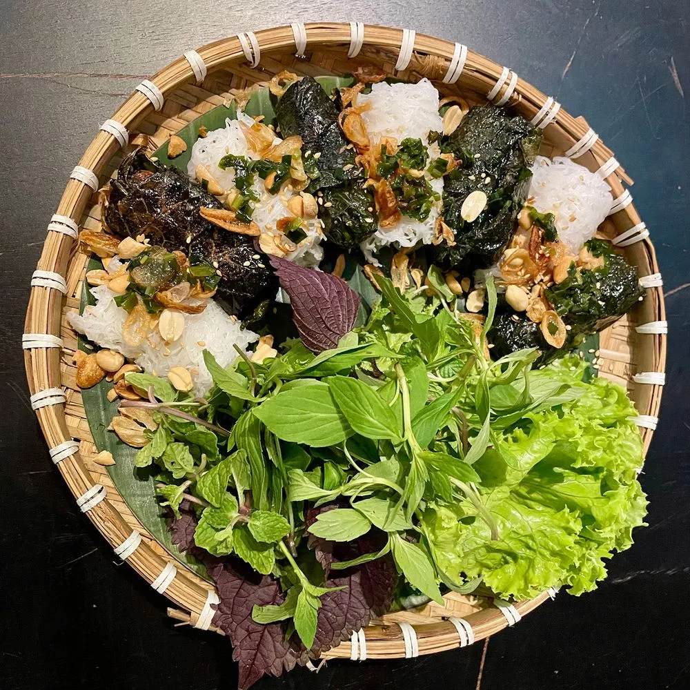 Shamballa vegetarian Vietnamese dish — Da Nang Bib Gourmand 2025