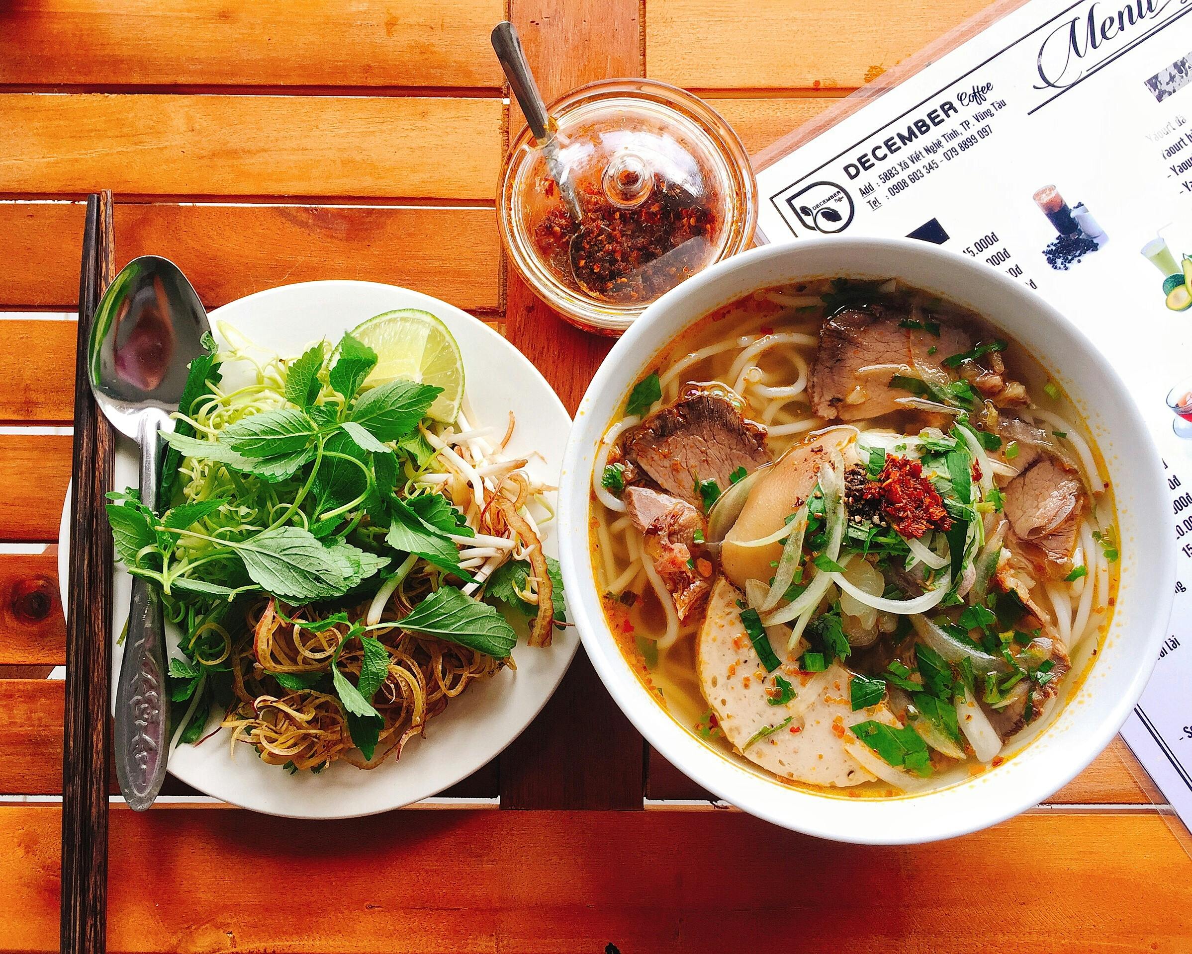 GrabFood delivery app on phone in Vietnam