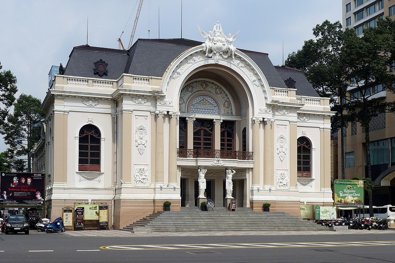The Municipal Theatre of Ho Chi Minh City — French colonial architecture in the heart of District 1